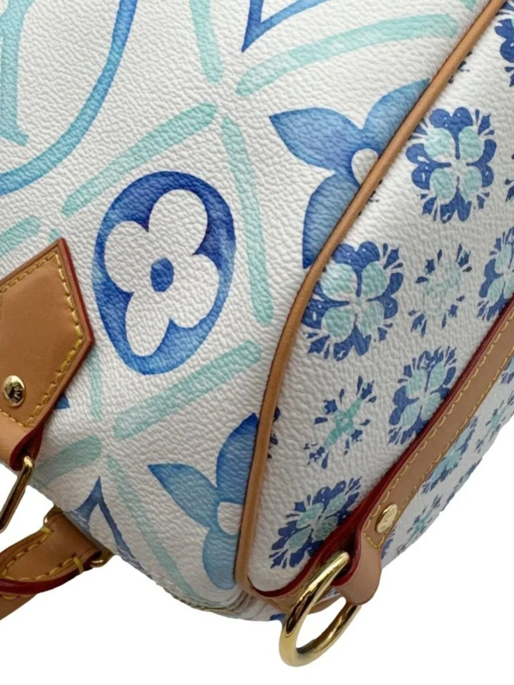 Louis Vuitton  Speedy Bandouliere 25 By The Pool Monogram Tiles Shoulder Bag Lag